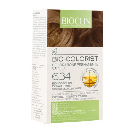 Ist. Ganassini Bioclin Bio Colorist 6,34 Biondo Scuro Dorato Rame