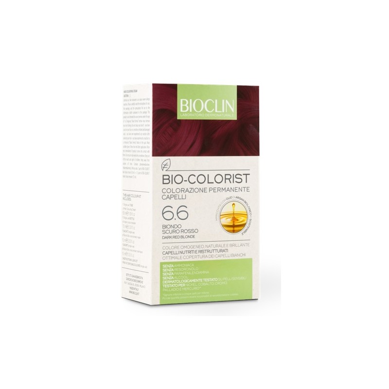 Ist. Ganassini Bioclin Bio Colorist 6,6 Biondo Scuro Rosso