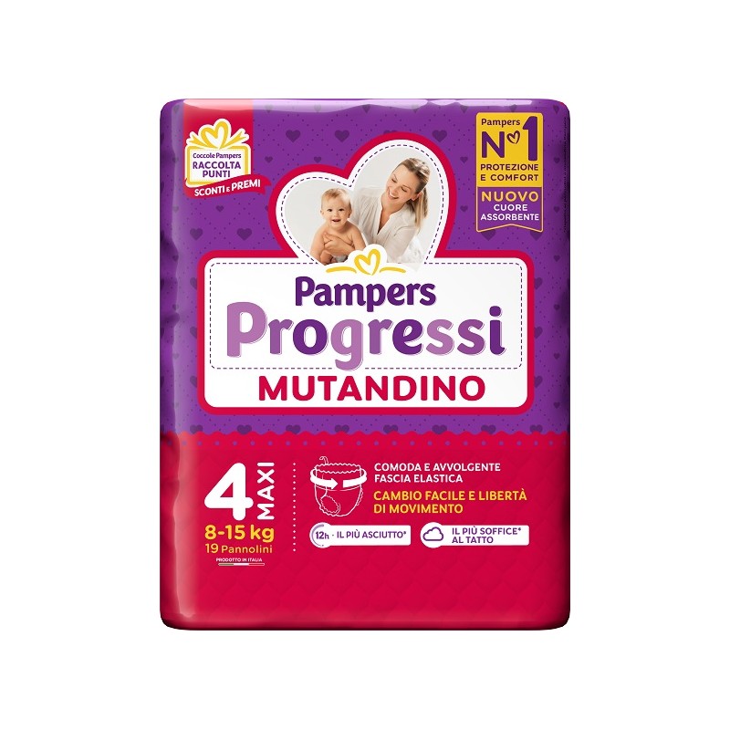 Fater Pampers Progretgtgi Mutandino Cp Tg4 Maxi 19 Pezzi