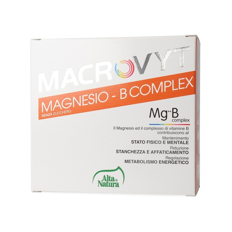 Alta Natura-inalme Macrovyt Magnesio B Complex 18 Bustine