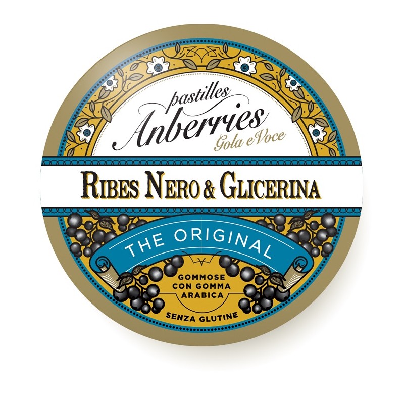 Eurospital Anberries Classiche Ribes Nero & Glicerina Caramelle 55 G