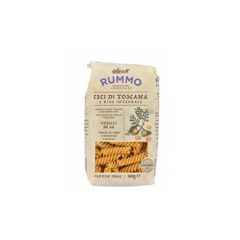 Rummo Fusilli N 48 Ceci Di Toscana E Riso Integrale 300 G