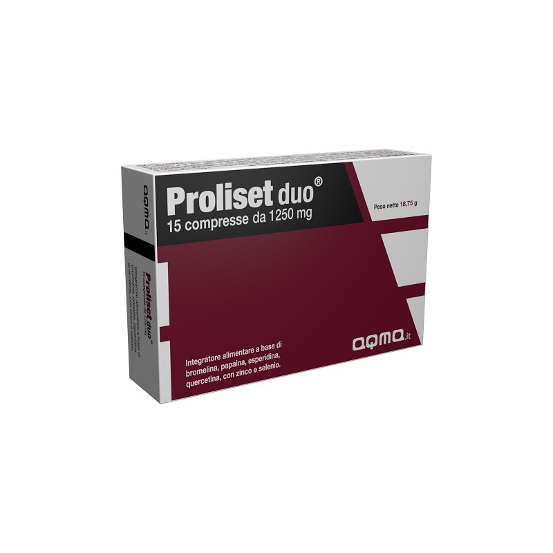 Merqurio Pharma Proliset Duo 15 Compresse