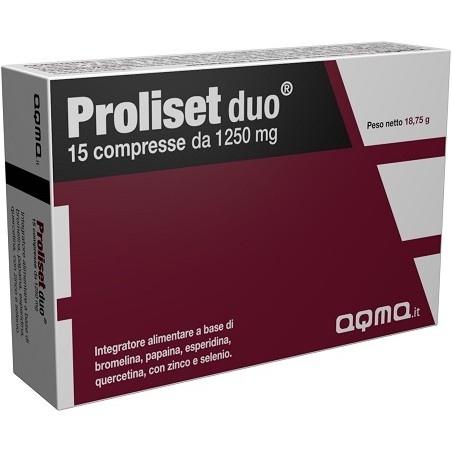 Merqurio Pharma Proliset Duo 15 Compresse