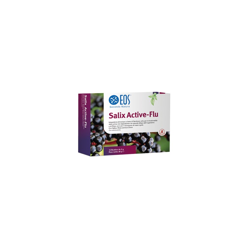 Eos Salix Active-flu 12 Bustine Gusto Arancio