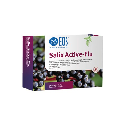 Eos Salix Active-flu 12 Bustine Gusto Arancio