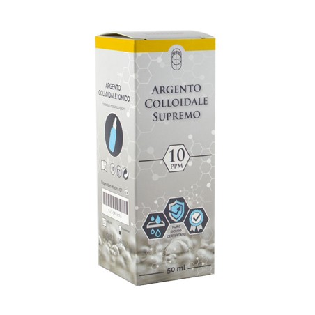 Punto Salute E Benessere Di S. Argento Colloidale Supremo 10ppm Certificato Con Contagocce 50 Ml