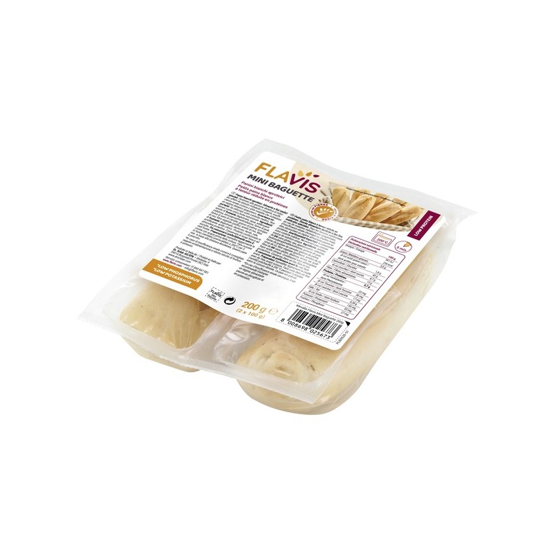 Dr. Schar Flavis Mini Baguette Panini Bianchi Aproteici 2 Pezzi Da 100 G