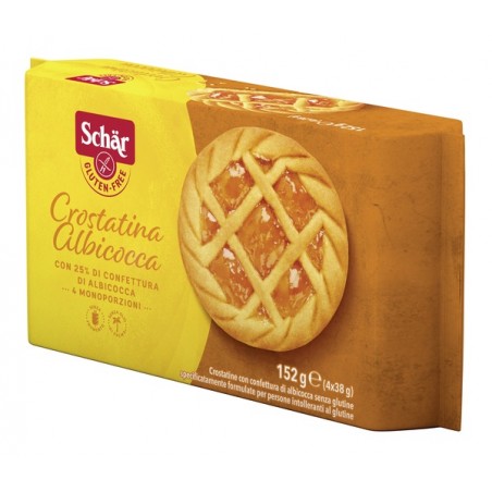 Dr. Schar Schar Crostatina Con Confettura Di Albicocca 4 Monoporzioni Da 35 G