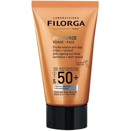 Filorga Uv Bronze Face 50+ 40 Ml fluido solare anti-età viso