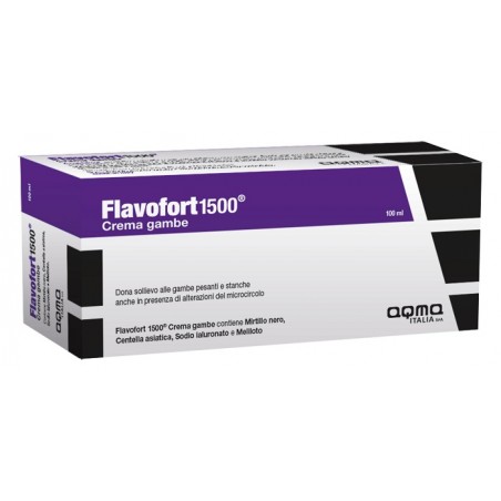 Merqurio Pharma Flavofort 1500 Crema Gambe 100 Ml