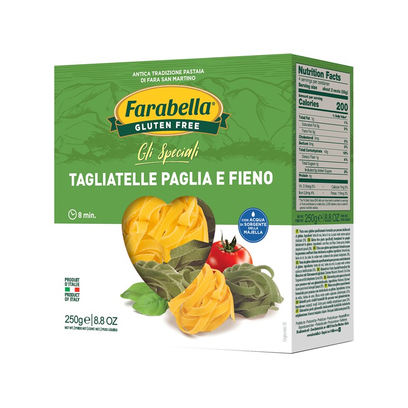 Bioalimenta Farabella Tagliatelle Paglia Fieno 250 G