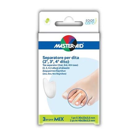 Pietrasanta Pharma Separatore Dita Master-aid 1 S + 2 M 3 Pezzi