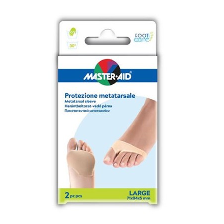 Pietrasanta Pharma Protezione Master-aid Per Metatarso In Tessuto Elastico E Gel L 1 Paio