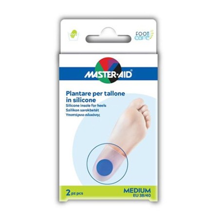 Pietrasanta Pharma Talloniera Master-aid In Due Tipologie Di Silicone M 2 Pezzi