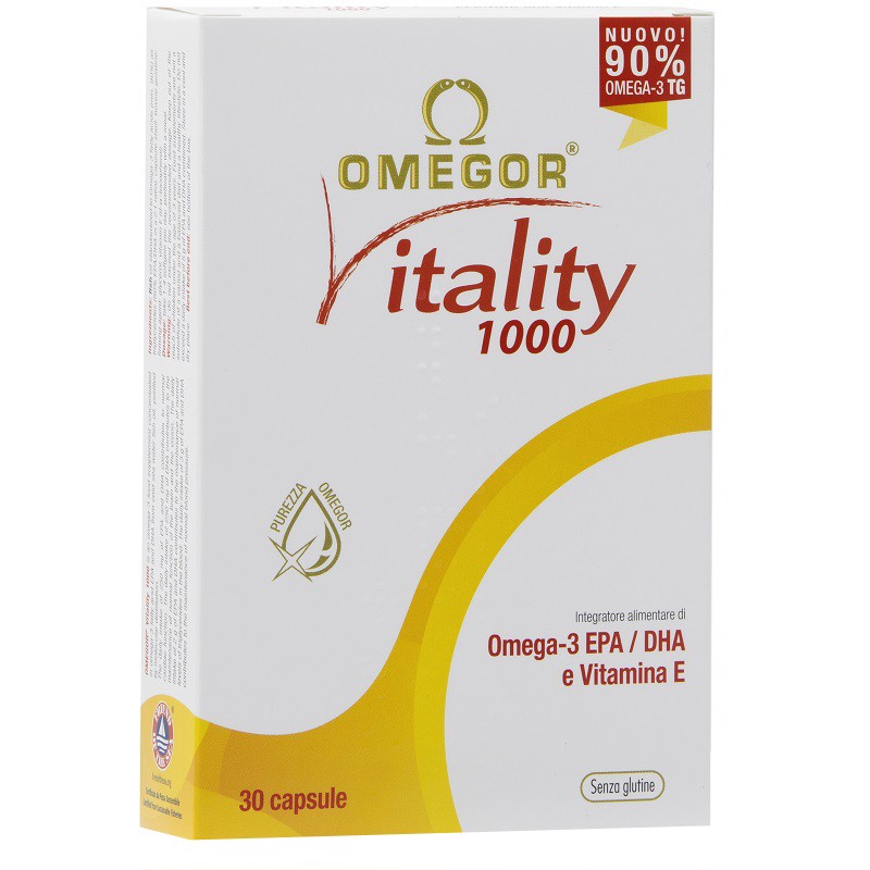 U. G. A. Nutraceuticals Omegor Vitality 1000 30 Capsule Molli