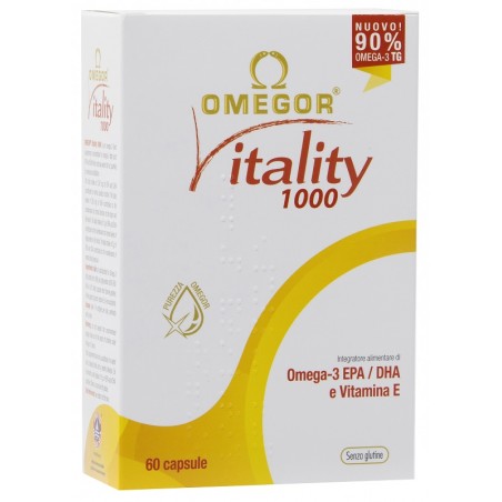 U. G. A. Nutraceuticals Omegor Vitality 1000 60 Capsule Molli