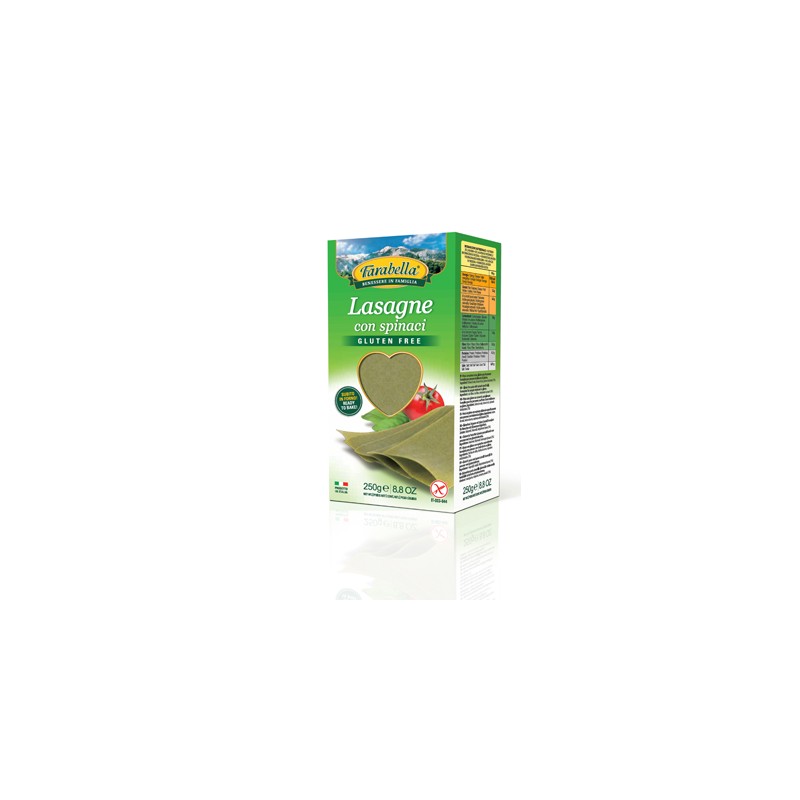 Bioalimenta Farabella I Regionali Lasagne Con Spinaci 250 G