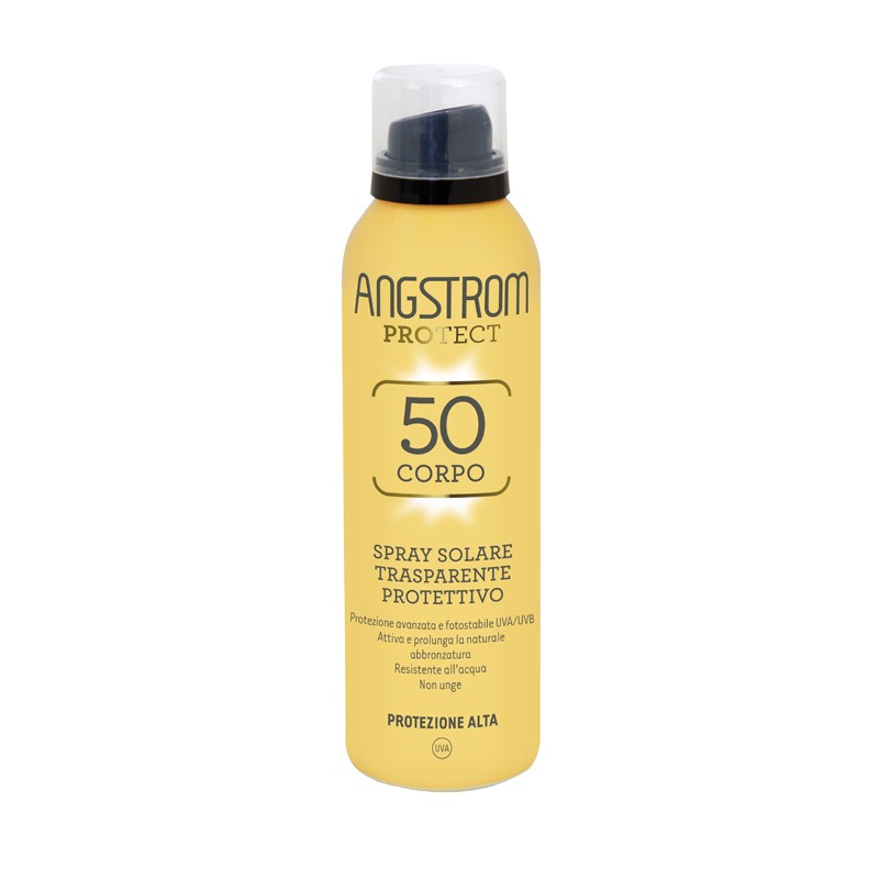 Perrigo Italia Angstrom Protect 50 Corpo Spray Solare Trasparente 150 Ml