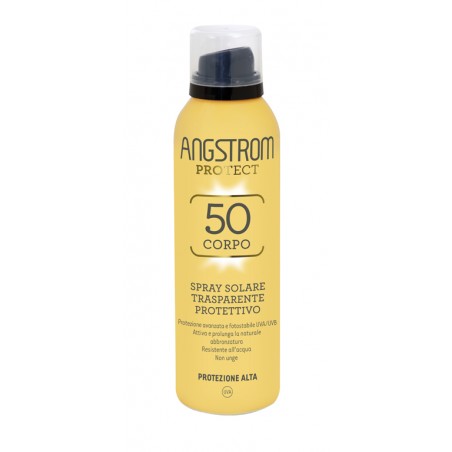 Perrigo Italia Angstrom Protect 50 Corpo Spray Solare Trasparente 150 Ml