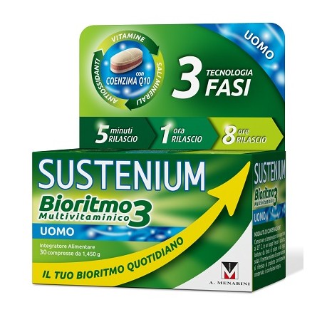 A. Menarini Ind. Farm. Riun. Sustenium Bioritmo3 Uomo Adulto 30 Compresse