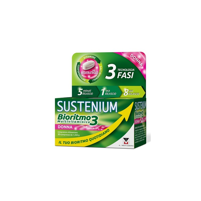 A. Menarini Ind. Farm. Riun. Sustenium Bioritmo3 Donna Adulta 30 Compresse