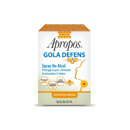 Desa Pharma Apropos Gola Defens Pro Spray No Alcol 20 Ml