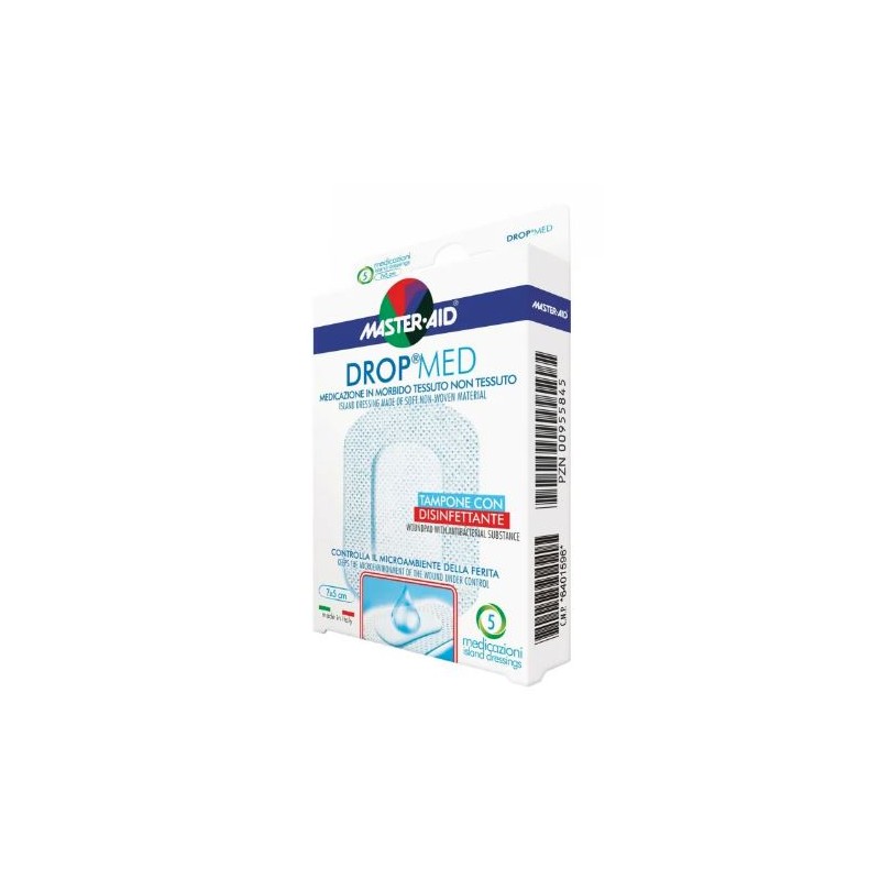 Pietrasanta Pharma Medicazione Master-aid Drop Med 10 X 10 Cm 5 Pezzi