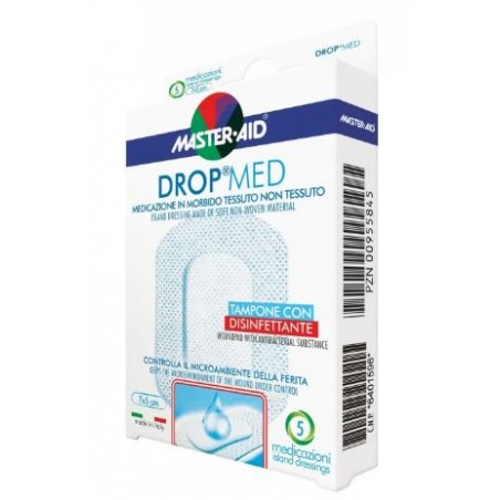 Pietrasanta Pharma Medicazione Master-aid Drop Med 10 X 10 Cm 5 Pezzi