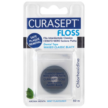 Curasept Floss Cerato Nero Clorexidina