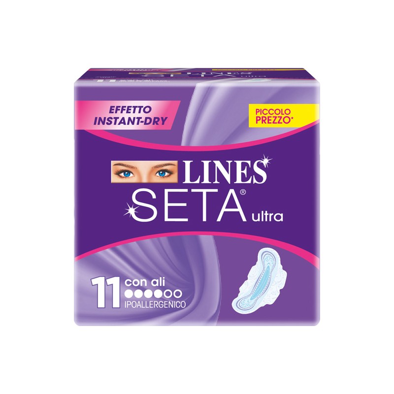 Fater Lines Seta Ultra Assorbenti Con Ali 11 Pezzi