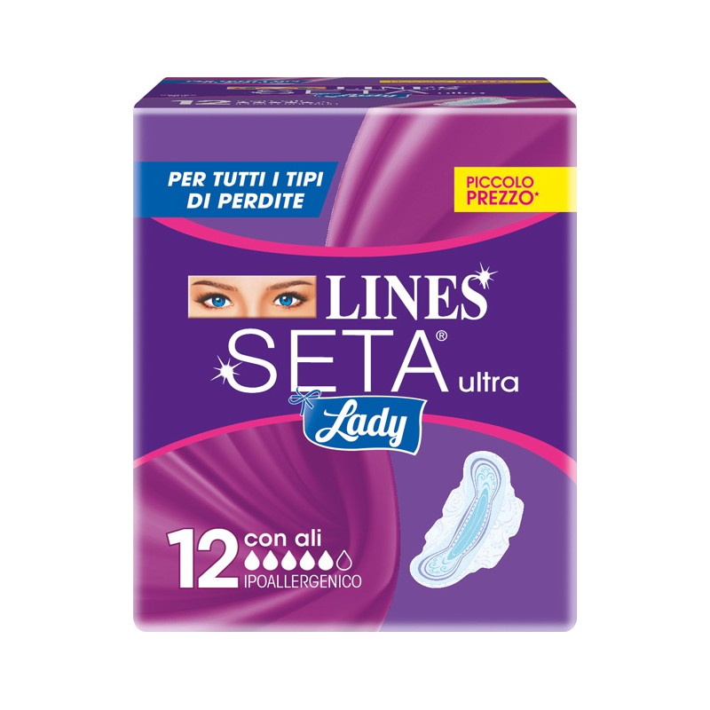 Fater Lines Seta Ultra Lady Con Ali 12 Pezzi