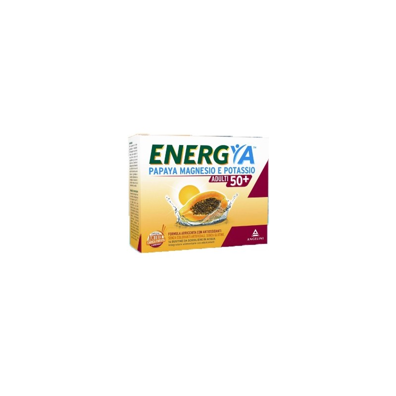 Angelini Energya Papaya Magnesio Potassio 50+ 14 Bustine