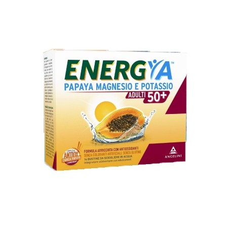 Angelini Energya Papaya Magnesio Potassio 50+ 14 Bustine