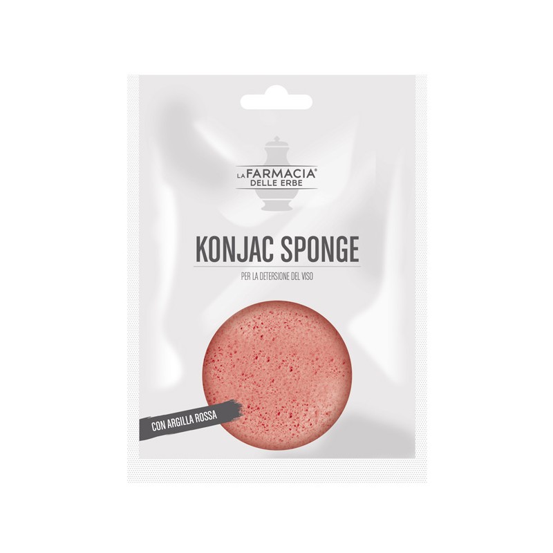 Farm. Delle Erbe Fde Konjac Sponge Argilla Rossa 1 Pezzo