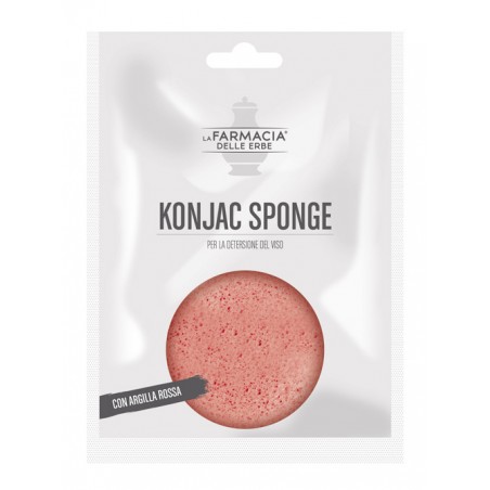 Farm. Delle Erbe Fde Konjac Sponge Argilla Rossa 1 Pezzo