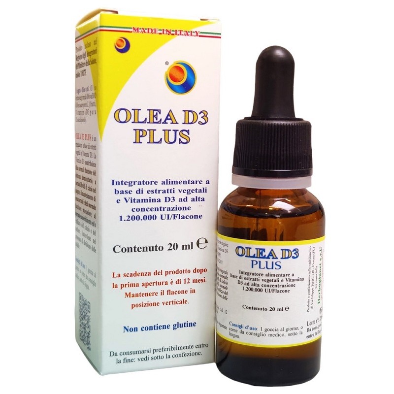 Herboplanet Olea D3 Plus Gocce 20 Ml