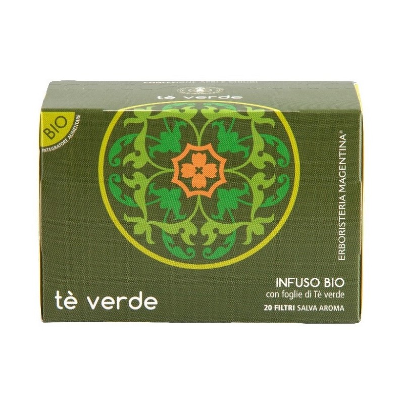 Erboristeria Magentina Te' Verde Infusobio 20 Filtri 30 G