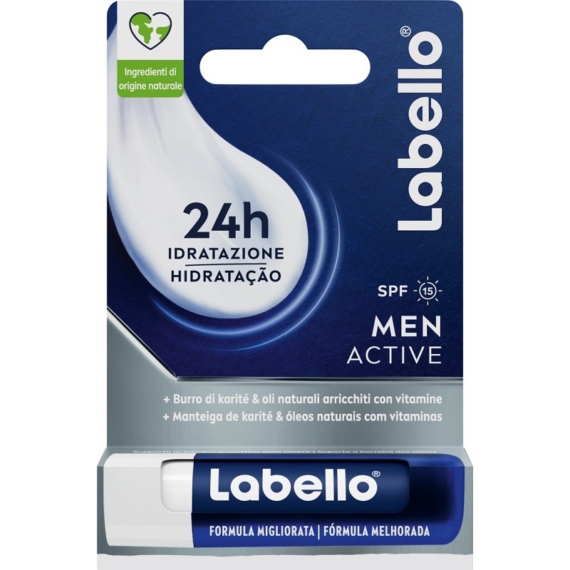 Beiersdorf Labello Active For Men Spf 15 5,5 Ml