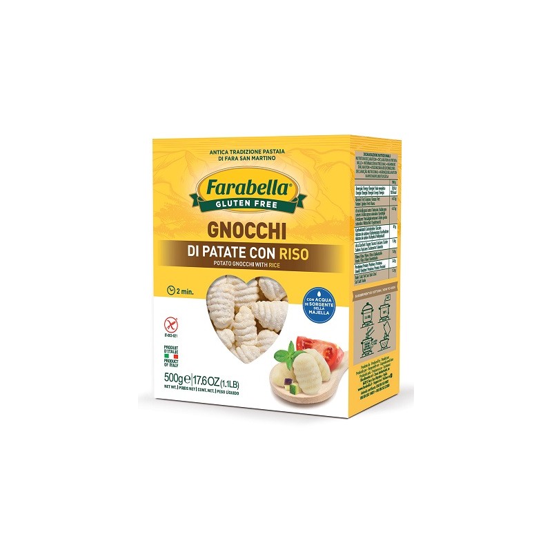 Bioalimenta Farabella Gnocchi Patate Riso 500 G