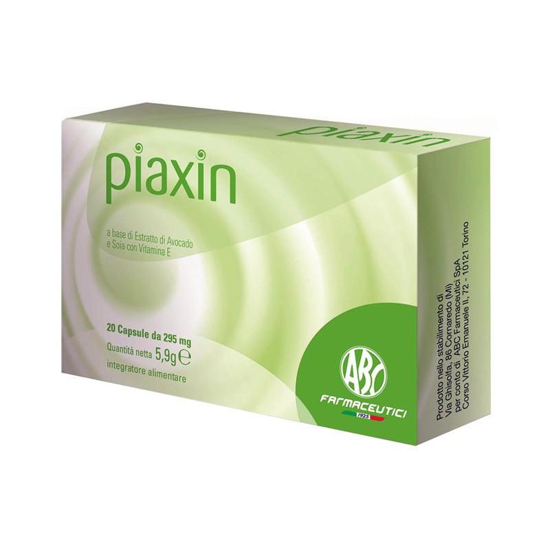 Abc Farmaceutici Piaxin 20 Capsule 295 Mg