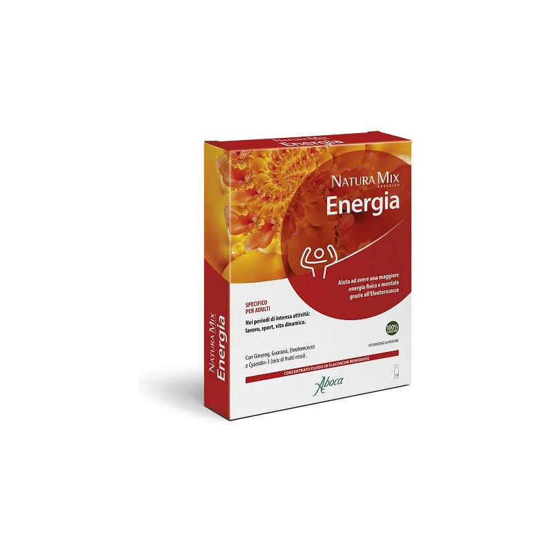 Aboca Natura Mix Advanced Energia 10 Flaconcini