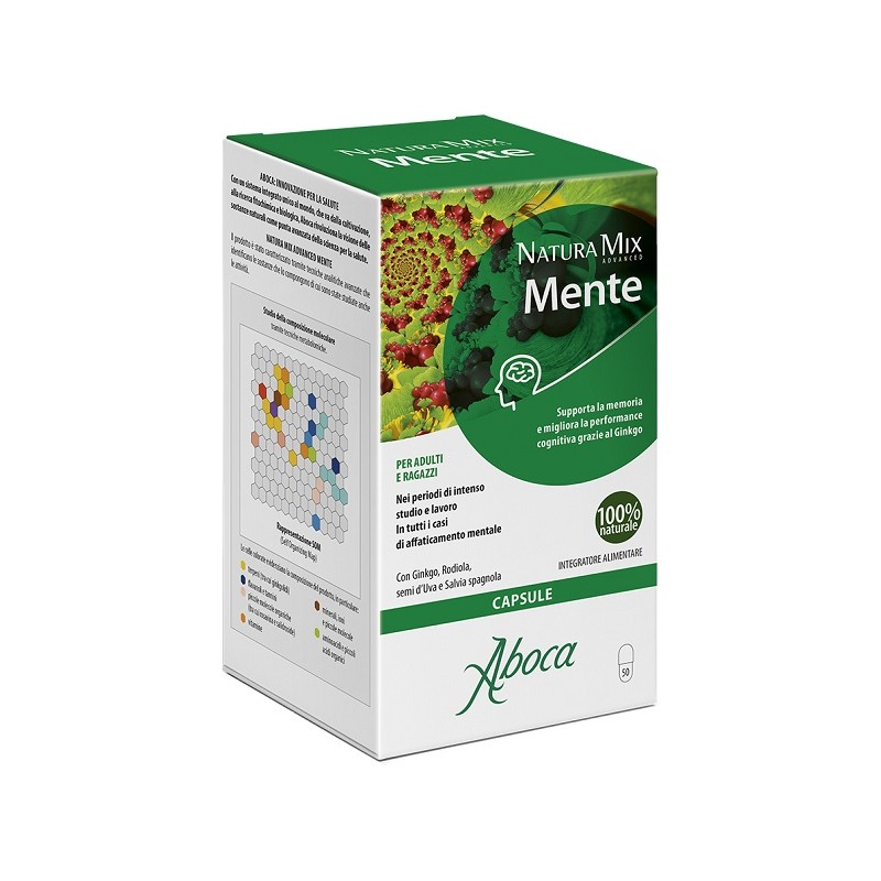 Aboca Natura Mix Advanced Mente 50 Capsule