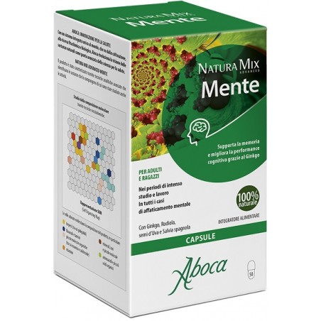 Aboca Natura Mix Advanced Mente 50 Capsule