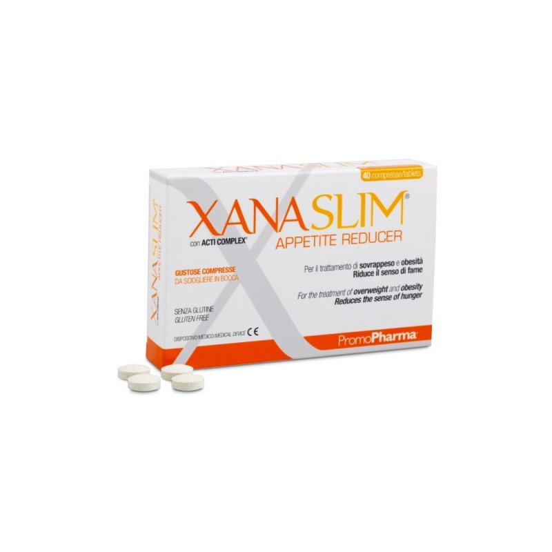 Promopharma Xanaslim Appetite Reducer 40 Compresse Masticabili