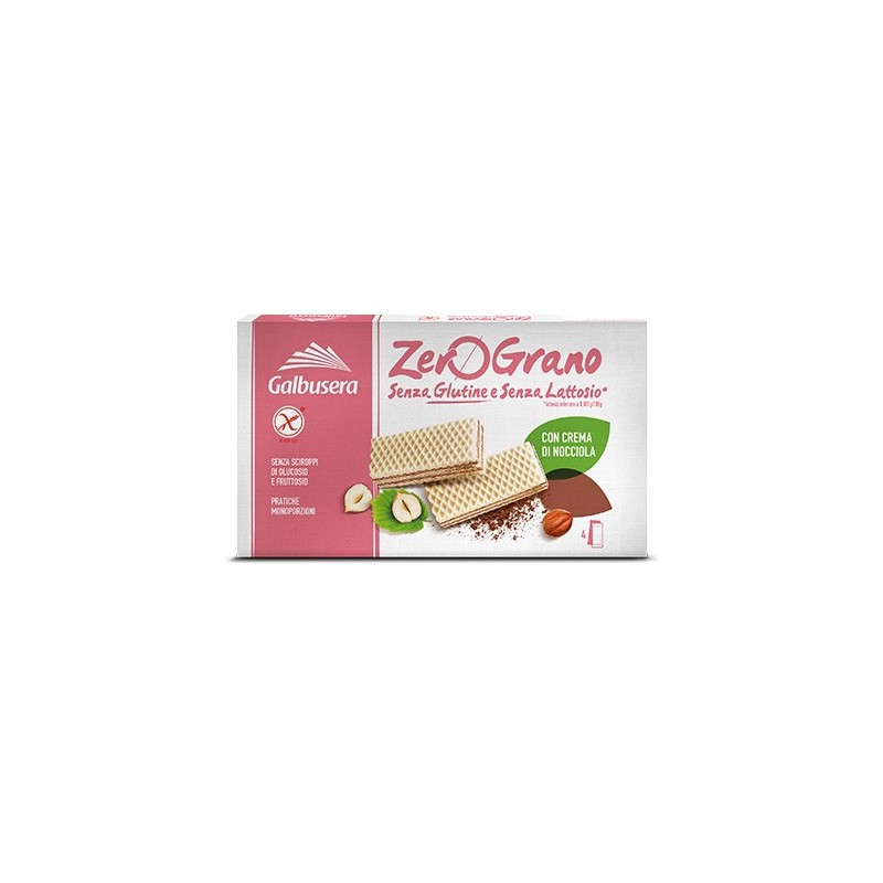 Galbusera Zerograno Wafer Nocciola 180 G