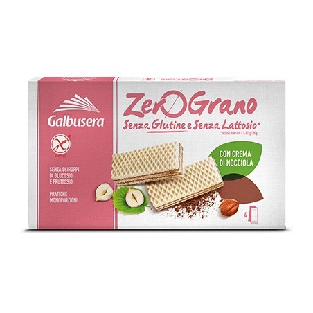 Galbusera Zerograno Wafer Nocciola 180 G