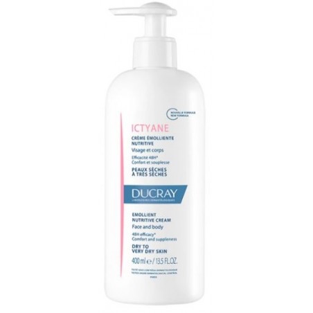 Ducray Ictyane Crema Emolliente Nutritiva 400 Ml