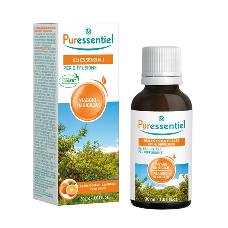 Puressentiel Italia Puressentiel Miscela Diffusione Viaggio Sicilia 30 Ml