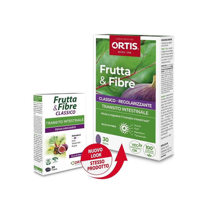 Ortis Laboratoires Pgmbh Frutta & Fibre Classico 30 Compresse